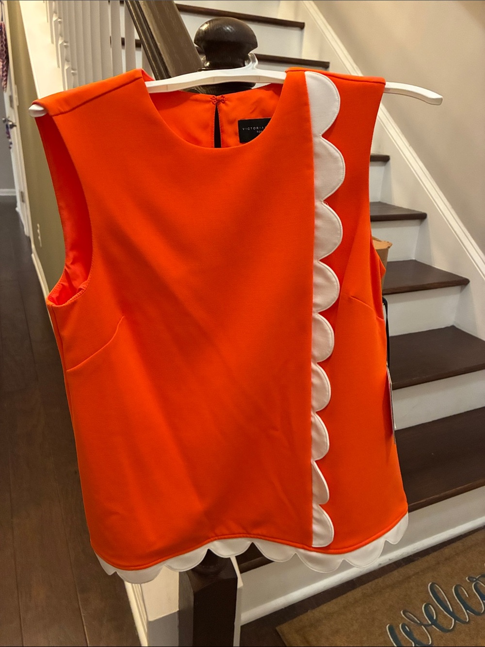 Victoria Beckham for Target Bright Orange Women's Top XS